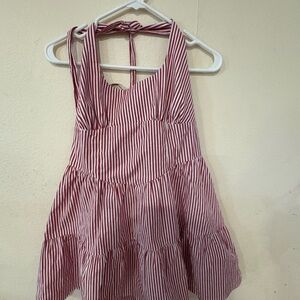Striped Red and WhiteDress